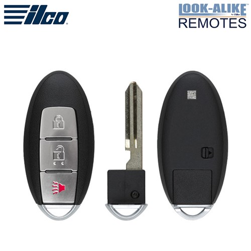 ILCO NISSAN 3-BTN L,U,P SMART KEY - FCC: KR5S180144014 - OE: 285E3-3KL4A,285E3-9PB3A - 433 MHZ