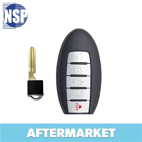 NSP NISSAN / INFINITI 5-BTN L,U,P,H,RS SMART KEY - FCC: KR5S180144014 - OE: 285E3-9PA5A , 285E3-9PB5A, 285E3-3KL7A, 285E3-3JA5A , 285E3-9NA5A , 285E3-9NB5A - 433 MHZ