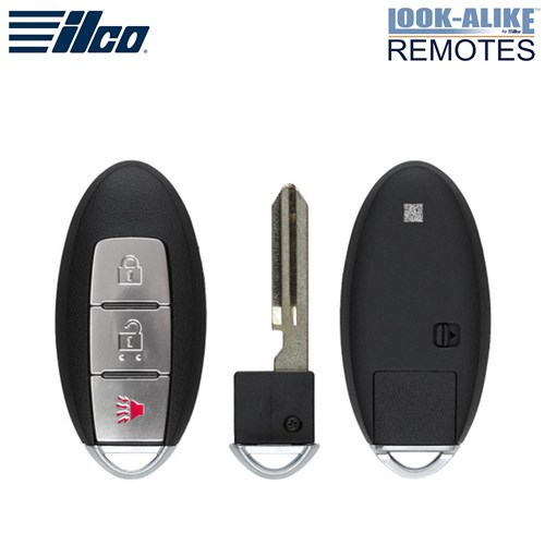 ILCO NISSAN 3-BTN L,U,P SMART KEY - FCC: KR5S180144014 - OE: 285E3-5AA1C - 433 MHZ