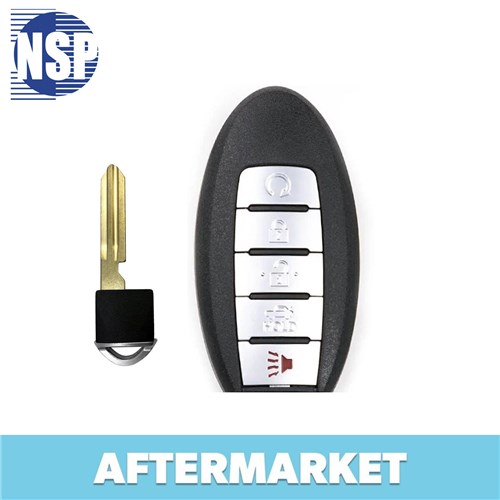 NSP NISSAN 5-BTN L,U,P,T,RS SMART KEY - FCC: KR5S180144014 - OE: 285E3-4RA0B - 433 MHZ