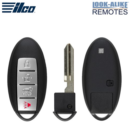 ILCO NISSAN 4-BTN L,U,P,H SMART KEY - FCC: KR5S180144106 - OE: 285E3-4CB6A,285E3-4CB6C - 433 MHZ