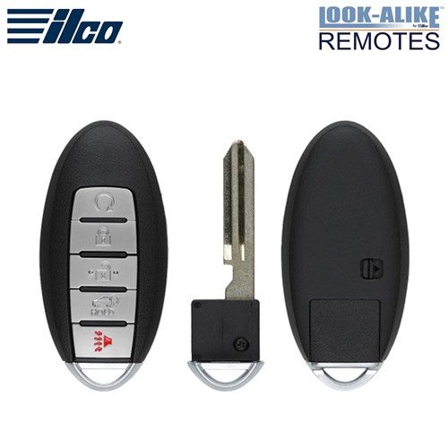 ILCO NISSAN 5-BTN L,U,P,H,RS SMART KEY - FCC: KR5S180144106 - OE: 285E3-6FL7A,285E3-6FL7B - 433 MHZ