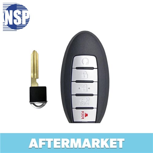 NSP NISSAN 5-BTN L,U,P,H,RS SMART KEY - FCC: KR5S180144106 - OE: 285E3-6FL7A,285E3-6FL7B - 433 MHZ