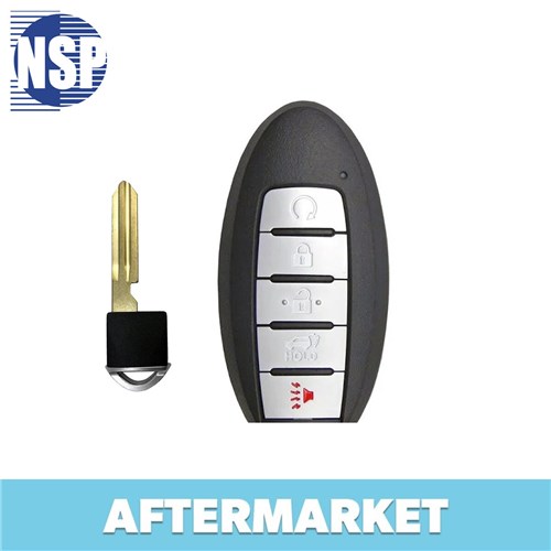 NSP NISSAN 5-BTN L,U,P,H,RS SMART KEY - FCC: KR5TXN4 - OE: 285E3-6RR7A - 433 MHZ