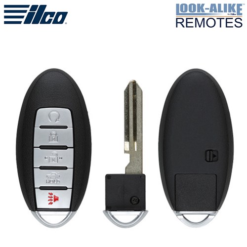 ILCO NISSAN 5-BTN L,U,P,T,RS SMART KEY - FCC: KR5TXN7 - OE: 285E3-9DJ3B - 433 MHZ