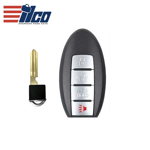 ILCO NISSAN 4-BTN L,U,P,T SMART KEY - FCC: KR5TXN1 - OE: 285E3-6LA1A - 433 MHZ