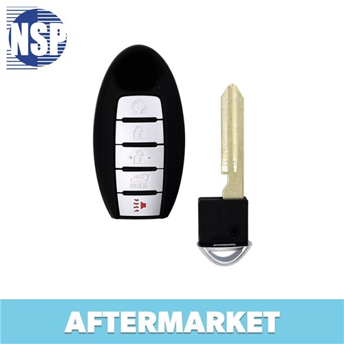 NISSAN 5-BTN L,U,P,H,RS SMART KEY - FCC: KR5TXN4 - OE: 285E3-6XR7A - 433 MHZ