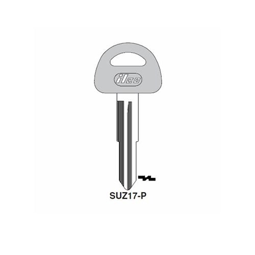 Ilco Suzuki SUZ17-P Plastic Head Key Blank (Pack/5)