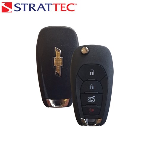 STRATTEC CHEVROLET 4-BTN FLIP KEY 433 MHZ - LXP-T004  - 433 MHZ - 5933402