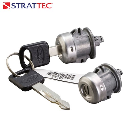 STRATTEC FORD DOOR LOCK SERVICE PACK CODED WITH KEYS - 703362C