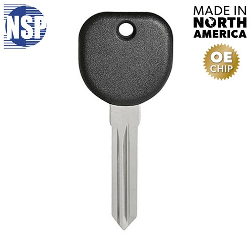 NSP GM B111-PT Transponder Key Circle + (OE Chip)