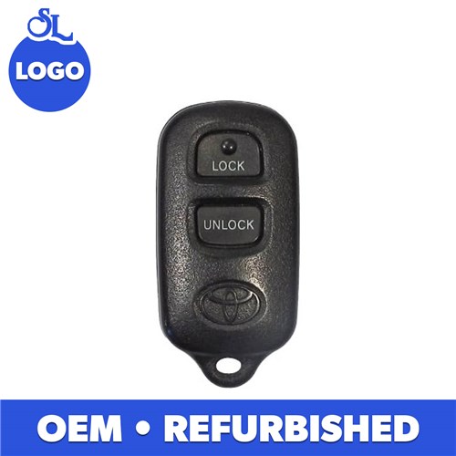 TOYOTA 3-BTN L,U,P REMOTE - FCC: GQ43VT14T - OE:89742-06010