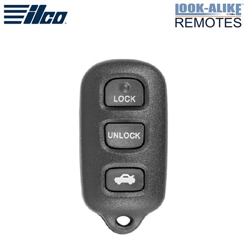 ILCO TOYOTA 4-BTN L,U,P,T REMOTE - FCC: GQ43VT14T - OE: 89742-AA030