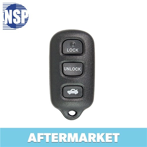 NSP TOYOTA 4-BTN L,U,P,T REMOTE - FCC: GQ43VT14T - OE: 89742-AA030