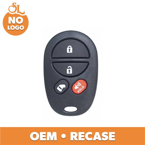 TOYOTA 4-BTN L,U,P,SD REMOTE - FCC: GQ43VT20T - OE:89742-AE020