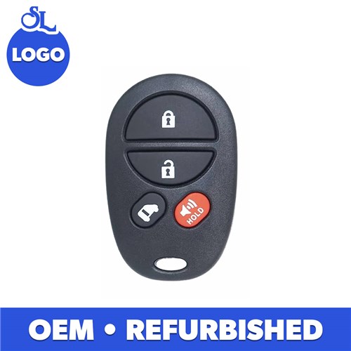 TOYOTA 4-BTN L,U,P,SD REMOTE - FCC: GQ43VT20T - OE:89742-AE020