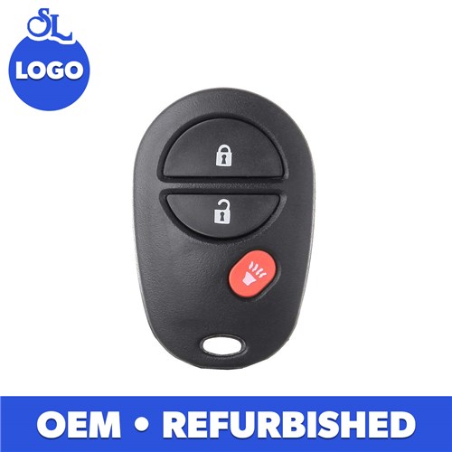 TOYOTA 3-BTN L,U,P REMOTE - FCC: GQ43VT20T - OE:89742-AE010