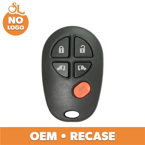 TOYOTA 5-BTN L,U,P,SD,SD REMOTE - FCC: GQ43VT20T - OE:89742-AE030