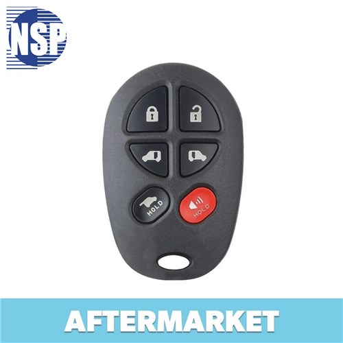 NSP TOYOTA 6-BTN L,U,P,SD,SD,H REMOTE - FCC: GQ43VT20T - OE: 89742-AE050