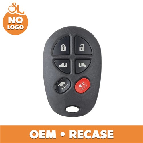 TOYOTA 6-BTN L,U,P,SD,SD,H REMOTE - FCC: GQ43VT20T - OE:89742-AE050