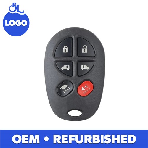 TOYOTA 6-BTN L,U,P,SD,SD,H REMOTE - FCC: GQ43VT20T - OE:89742-AE050