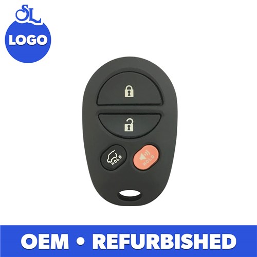 TOYOTA 4-BTN L,U,P,H REMOTE - FCC: GQ43VT20T - OE:89742-0W010