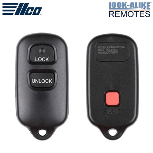 ILCO TOYOTA 3-BTN L,U,P REMOTE - FCC: HYQ12BBX - OE: 89742-42120