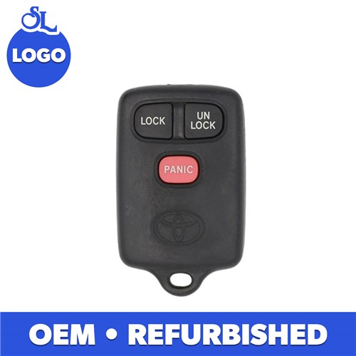 TOYOTA 3-BTN L,U,P REMOTE - FCC: GQ43VT7T - OE:89742-AA010