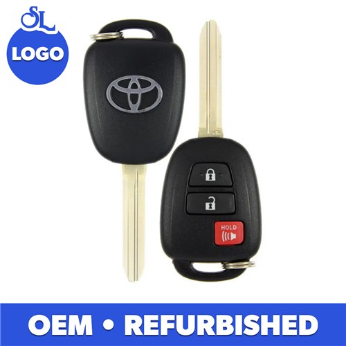 TOYOTA 3-BTN L,U,P RHK - FCC: HYQ12BGG - OE: 89070-04060