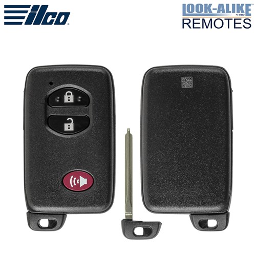 ILCO TOYOTA 3-BTN L,U,P SMART KEY - FCC: HYQ14AAB - OE: 89904-47430 - E-BOARD 3370 BOARD