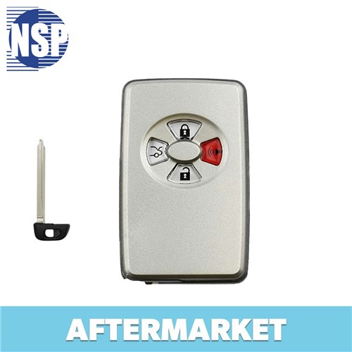 NSP TOYOTA 4-BTN L,U,P,T SMART KEY - FCC: HYQ14AAF - OE: 89904-07030 - BOARD 0111 BOARD