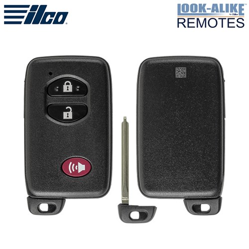 ILCO TOYOTA 3-BTN L,U,P SMART KEY - FCC: HYQ14ACX - OE: 89904-47230 - GNE 5290 BOARD