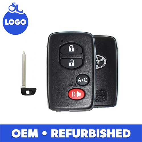 TOYOTA 4-BTN L,U,P,A/C SMART KEY - FCC: HYQ14ACX - OE:89904-47150