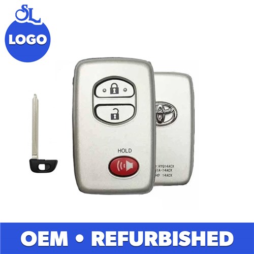 TOYOTA 3-BTN L,U,P SMART KEY - FCC: HYQ14ACX - OE:89904-35010