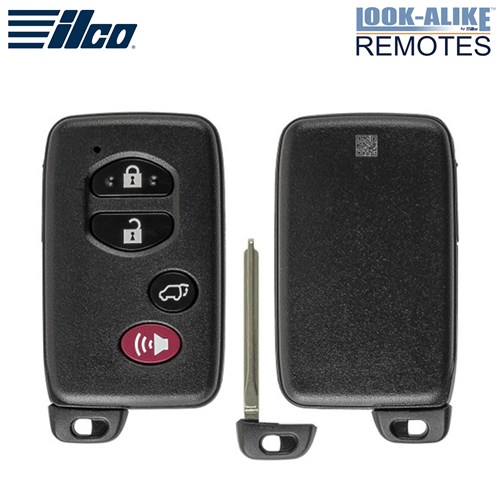 ILCO TOYOTA 4-BTN L,U,P,H SMART KEY - FCC: HYQ14ACX - OE: 89904-0T060 - GNE 5290 BOARD