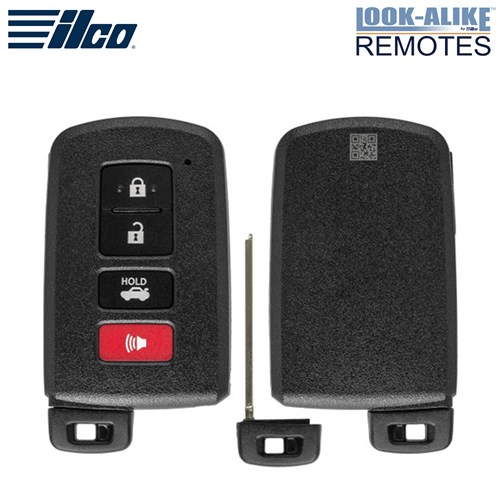 ILCO TOYOTA 4-BTN L,U,P,T SMART KEY - FCC: HYQ14FBA - OE: 89904-06140 - G-BOARD 0020 BOARD