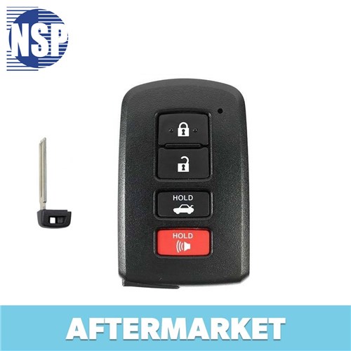 NSP TOYOTA 4-BTN L,U,P,T SMART KEY - FCC: HYQ14FBA - OE: 89904-06140 - G-BOARD 0020 BOARD