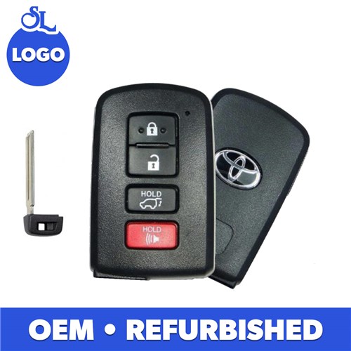 TOYOTA 4-BTN L,U,P,H SMART KEY - FCC: HYQ14FBA - OE:89904-0R080