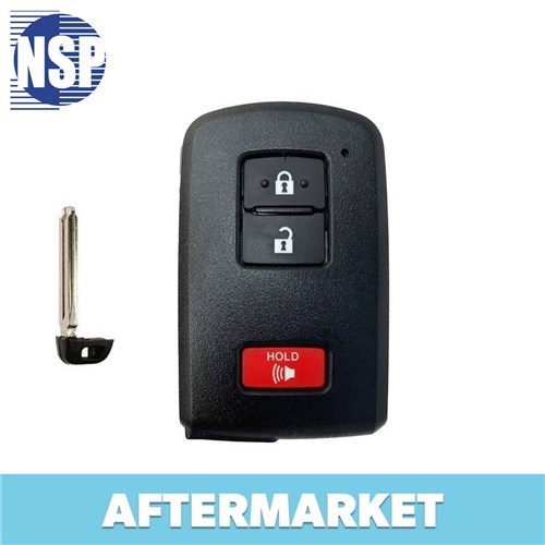 NSP TOYOTA 3-BTN L,U,P SMART KEY - FCC: HYQ14FBA - OE: 89904-52290 - G-BOARD 0020 BOARD