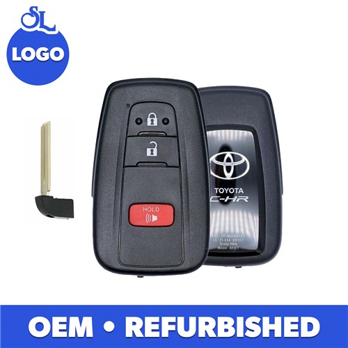 TOYOTA 3-BTN L,U,P SMART KEY - FCC: MOZBR1ET - OE:89904-F4020