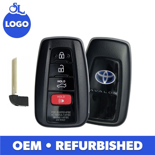 TOYOTA 4-BTN L,U,P,T SMART KEY - FCC: HYQ14FBE - OE:8990H-07020