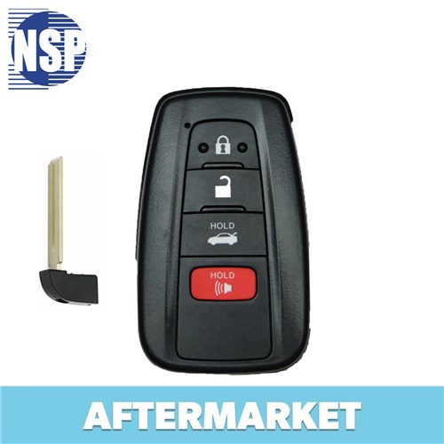 NSP TOYOTA 4-BTN L,U,P,T SMART KEY - FCC: HYQ14FBE - OE: 8990H-07010 - BOARD 0410 BOARD