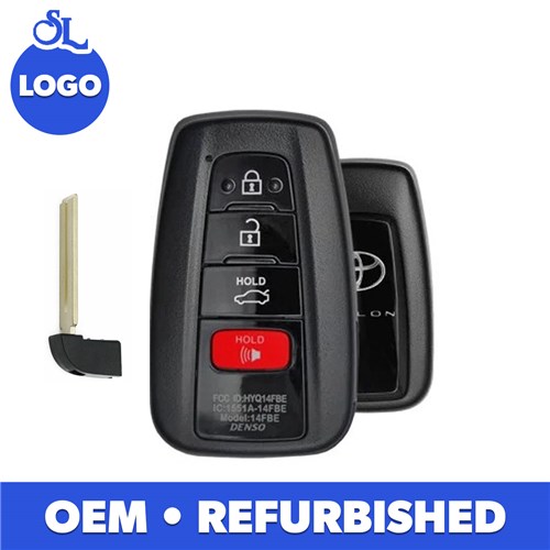 TOYOTA 4-BTN L,U,P,T SMART KEY - FCC: HYQ14FBE - OE:8990H-07010