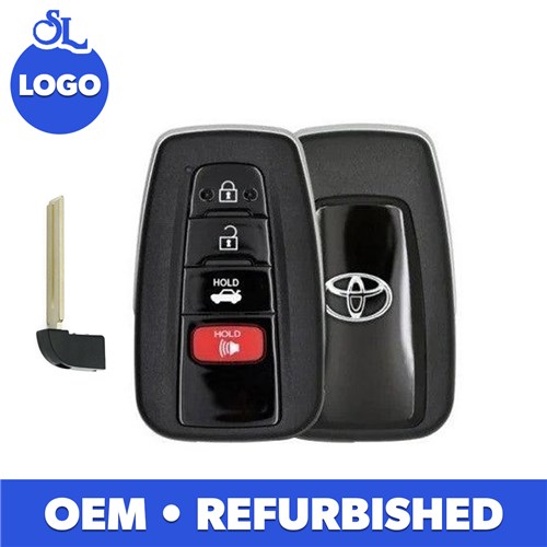 TOYOTA 4-BTN L,U,P,T SMART KEY - FCC: HYQ14AHP - OE:SU003-07686