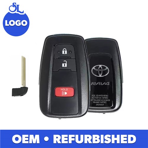 TOYOTA 3-BTN L,U,P SMART KEY - FCC: HYQ14FBC - OE:8990H-0R010