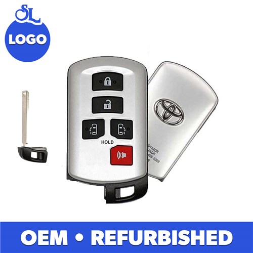 TOYOTA 5-BTN L,U,P,SD,SD SMART KEY - FCC: HYQ14ADR - OE:89904-08040