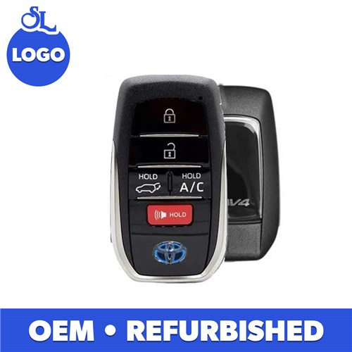 TOYOTA 5-BTN L,U,P,H,AC SMART KEY - FCC: HYQ14FBX - OE:8990H-42380