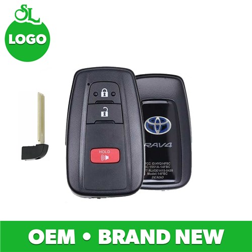 TOYOTA 3-BTN L,U,P SMART KEY - FCC: HYQ14FBC - OE: 8990H-42020