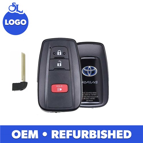 TOYOTA 3-BTN L,U,P SMART KEY - FCC: HYQ14FBC - OE:8990H-42020