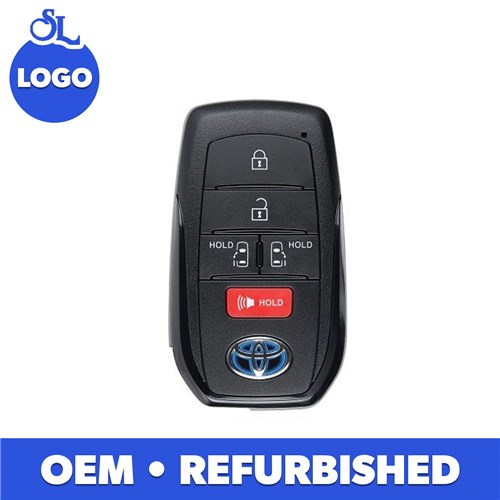 TOYOTA 5-BTN L,U,P,SD,SD SMART KEY - FCC: HYQ14FBX - OE:8990H-08020